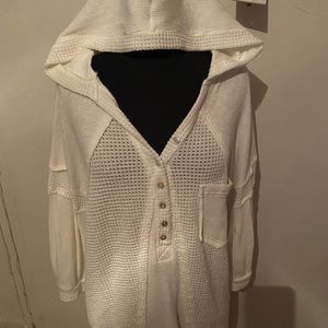 POL hoodie white size Medium